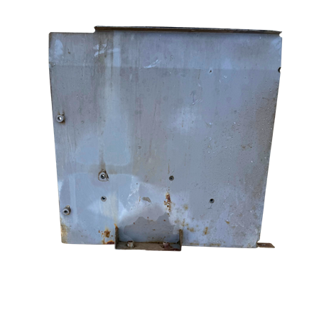 Täckplåt mellan motor och ventilpaket